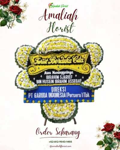 Papan Bunga Duka di Pekandangan Jaya
